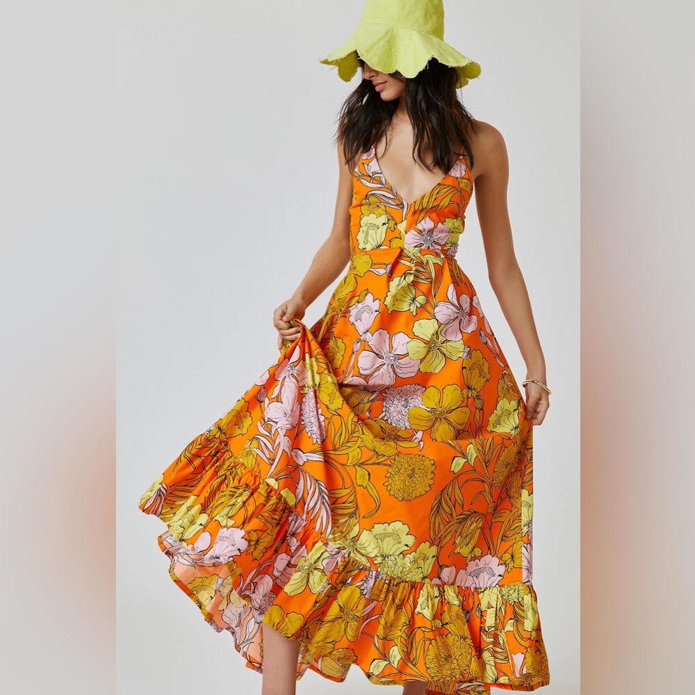Anthropologie Plenty by Tracy Reese Floral Maxi Dress - Picture 4 of 16